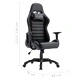 Геймърски стол, черен, изкуствена кожа