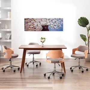 Комплект принт на канава за стена ваза с цветя пъстър 120x40 см