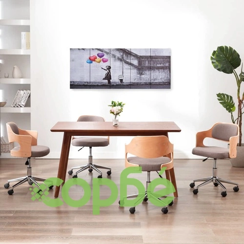 Комплект принт върху канава, дете и балони, пъстър, 150x60 см ➤ топ цена ➤ sorbe.bg