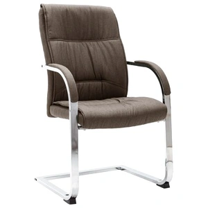 Конзолен офис стол, таупе