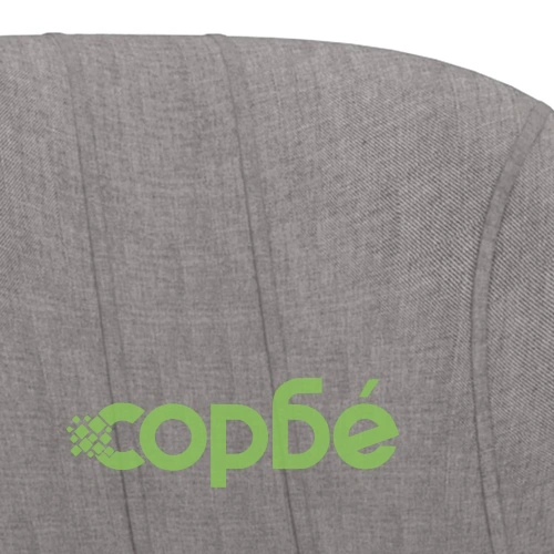 Бар табуретки, 2 бр, таупе, текстил ➤ топ цена ➤ sorbe.bg