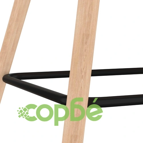 Въртящи се бар столове, 2 бр, кремави, текстил ➤ топ цена ➤ sorbe.bg