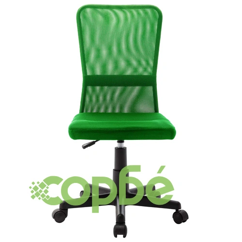 Офис стол, зелен, 44x52x100 см, мрежест плат ➤ топ цена ➤ sorbe.bg