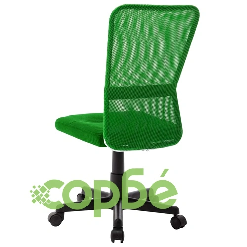 Офис стол, зелен, 44x52x100 см, мрежест плат ➤ топ цена ➤ sorbe.bg