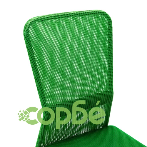 Офис стол, зелен, 44x52x100 см, мрежест плат ➤ топ цена ➤ sorbe.bg