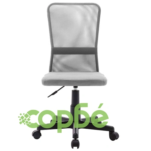 Офис стол, сив, 44x52x100 см, мрежест плат ➤ топ цена ➤ sorbe.bg