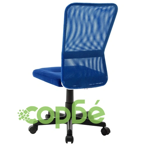 Офис стол, син, 44x52x100 см, мрежест плат ➤ топ цена ➤ sorbe.bg