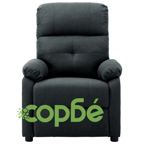 Реклайнер, тъмносив, текстил ➤ топ цена ➤ sorbe.bg