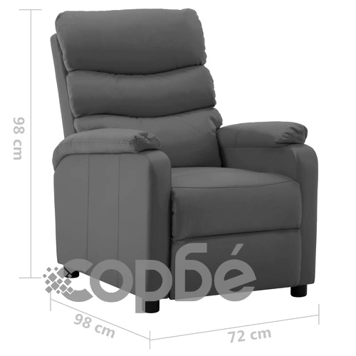 Наклоняем стол, сив, изкуствена кожа ➤ топ цена ➤ sorbe.bg