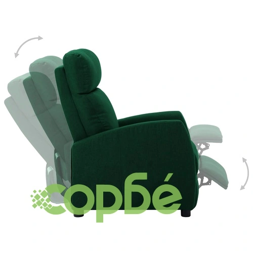 Наклоняем стол, тъмнозелен, текстил ➤ топ цена ➤ sorbe.bg