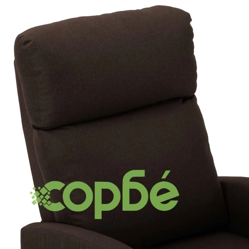 Масажен стол, тъмнокафяв, текстил ➤ топ цена ➤ sorbe.bg