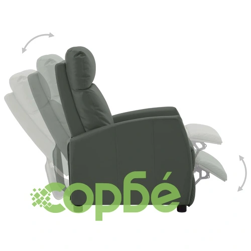 Наклоняем стол, сив, изкуствена кожа ➤ топ цена ➤ sorbe.bg