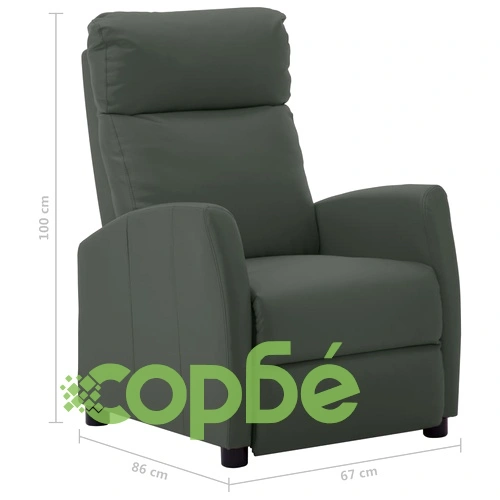 Наклоняем стол, сив, изкуствена кожа ➤ топ цена ➤ sorbe.bg