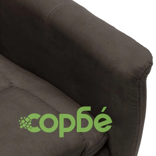 Наклоняем стол, таупе, изкуствен велур ➤ топ цена ➤ sorbe.bg