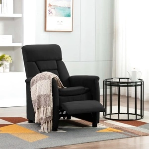 Наклоняем стол, черен, изкуствен велур