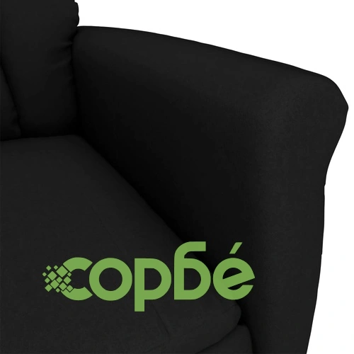 Масажен стол, черен, изкуствен велур ➤ топ цена ➤ sorbe.bg