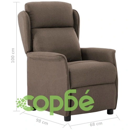 Наклоняем стол, таупе, текстил ➤ топ цена ➤ sorbe.bg