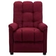 Стол реклайнер, виненочервен, текстил