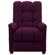 Реклайнер, лилав, текстил