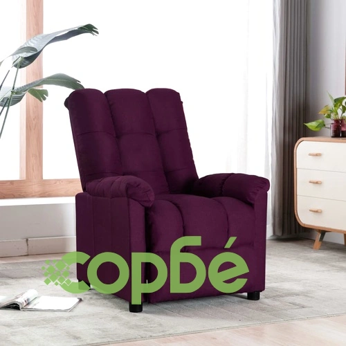 Реклайнер, лилав, текстил ➤ топ цена ➤ sorbe.bg