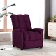 Реклайнер, лилав, текстил