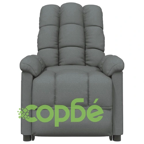 Масажен стол, тъмносив, текстил ➤ топ цена ➤ sorbe.bg