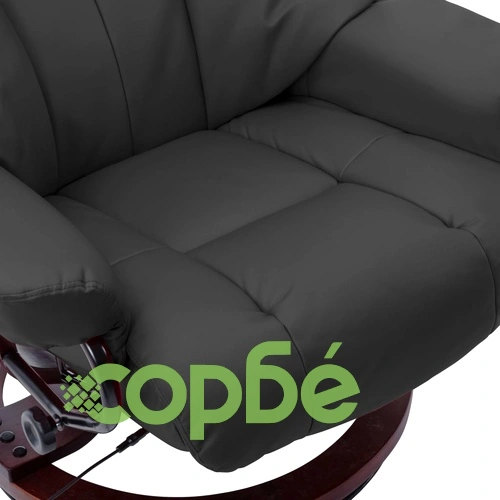 Масажен наклоняем стол, сив, изкуствена кожа и извито дърво ➤ топ цена ➤ sorbe.bg