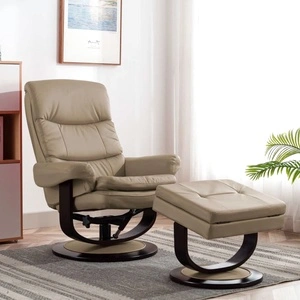 Наклоняем стол, капучино, изкуствена кожа и извито дърво