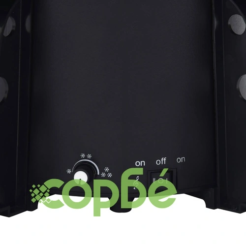 Коледна елха с валящ сняг и основа от чадър, черна, 190 см, PVC ➤ топ цена ➤ sorbe.bg