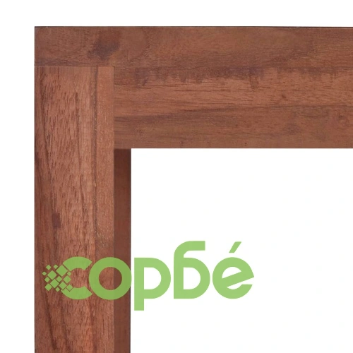 Стойки за растения, 2 бр, 25x25x100 см, тиково дърво масив ➤ топ цена ➤ sorbe.bg