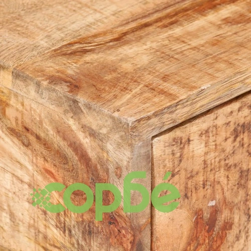 U-образна странична маса 45x30x61 см мангово дърво масив ➤ топ цена ➤ sorbe.bg