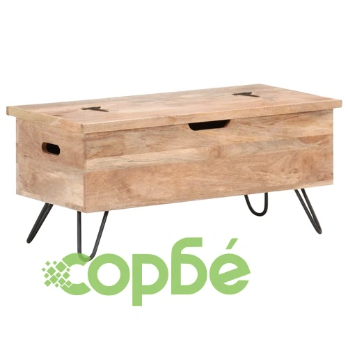 Ракла, 90x40x45 см, мангово дърво масив ➤ топ цена ➤ sorbe.bg