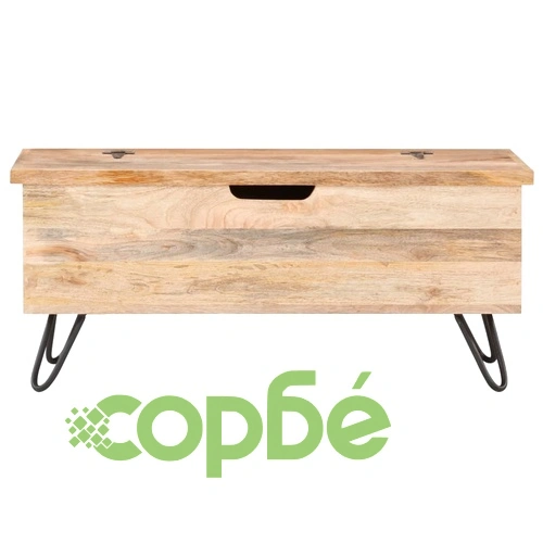 Ракла, 90x40x45 см, мангово дърво масив ➤ топ цена ➤ sorbe.bg