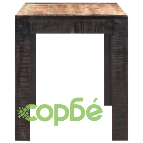 Трапезна маса, 140x70x76 cм, грубо мангово дърво масив ➤ топ цена ➤ sorbe.bg