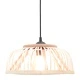 Пендел, бамбук, 40 W, 30x12 см, полукръг, E27