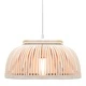 Пендел, бамбук, 40 W, 34x14,5 см, полукръг, E27