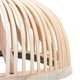 Пендел, бамбук, 40 W, 34x14,5 см, полукръг, E27