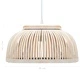 Пендел, бамбук, 40 W, 34x14,5 см, полукръг, E27