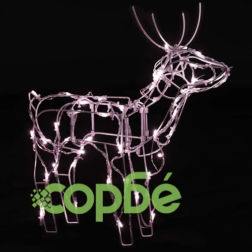 Коледна украса, 3 светещи елена, 229 LED лампички ➤ топ цена ➤ sorbe.bg
