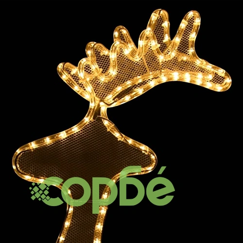 Коледна украса северен елен с мрежа 306 LED 60x24x89 см ➤ топ цена ➤ sorbe.bg