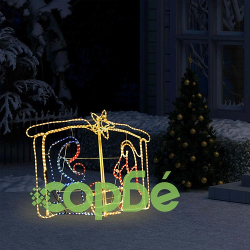 Коледна украса Рождество Христово 240 LED 116x41x87 см ➤ топ цена ➤ sorbe.bg