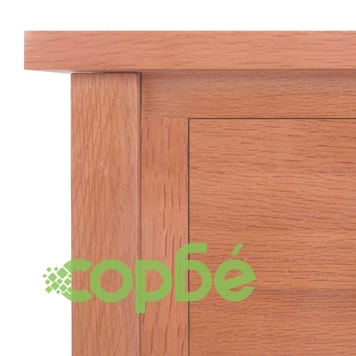 Маса за списания с чекмедже, 35x27x55 см, дъбово дърво масив ➤ топ цена ➤ sorbe.bg