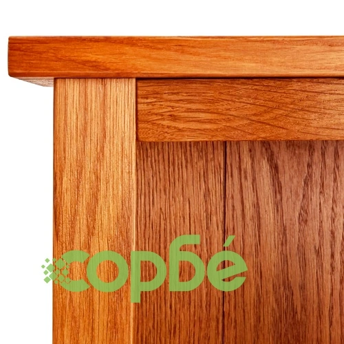 библиотека, 45x22,5x82 см, дъбово дърво масив ➤ топ цена ➤ sorbe.bg