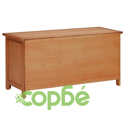Стелаж за обувки, 90x37x45 см, дъбово дърво масив ➤ топ цена ➤ sorbe.bg