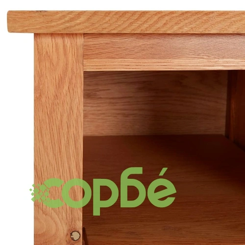 Стелаж за обувки, 90x37x45 см, дъбово дърво масив ➤ топ цена ➤ sorbe.bg