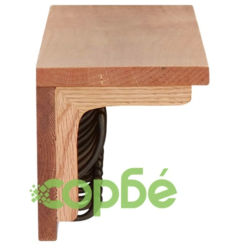 Закачалка за палта, 90x16x16 см, дъбов масив ➤ топ цена ➤ sorbe.bg