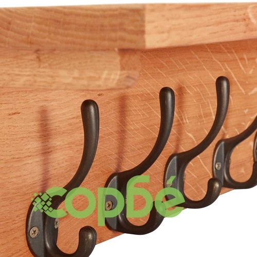 Закачалка за палта, 90x16x16 см, дъбов масив ➤ топ цена ➤ sorbe.bg