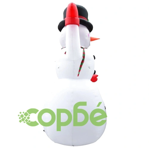 Коледен надуваем снежен човек с LED IP44 450 см XXL ➤ топ цена ➤ sorbe.bg