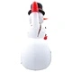 Коледен надуваем снежен човек с LED IP44 450 см XXL