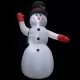 Коледен надуваем снежен човек с LED IP44 600 см XXL